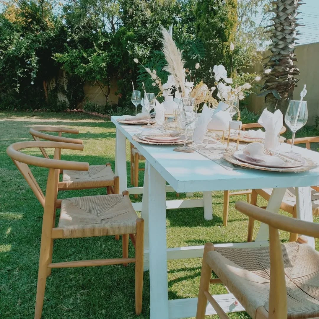 Styled outdoor celebration at a private home